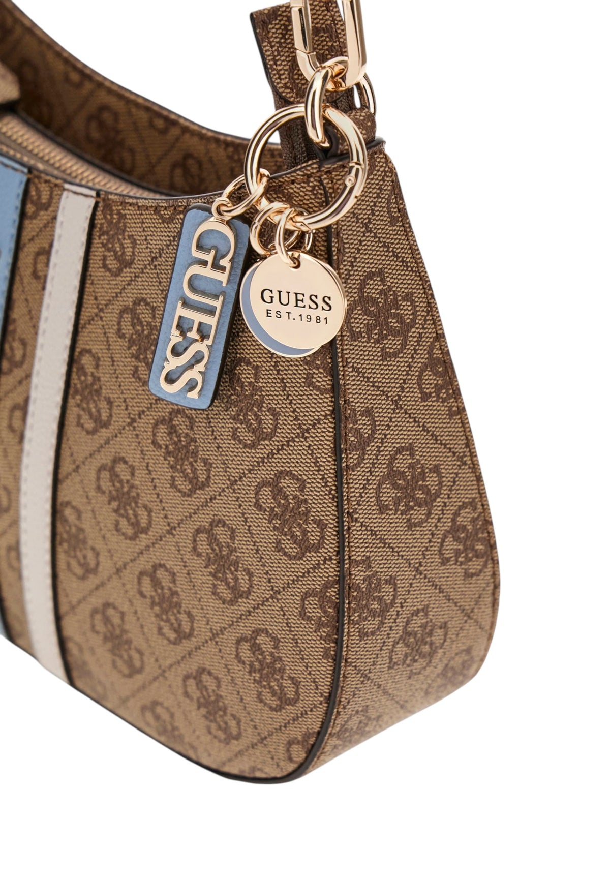 Borsa A Spalla Donna Guess Top Zip Shoulder Bag Noelle Ii HWBS9672180
