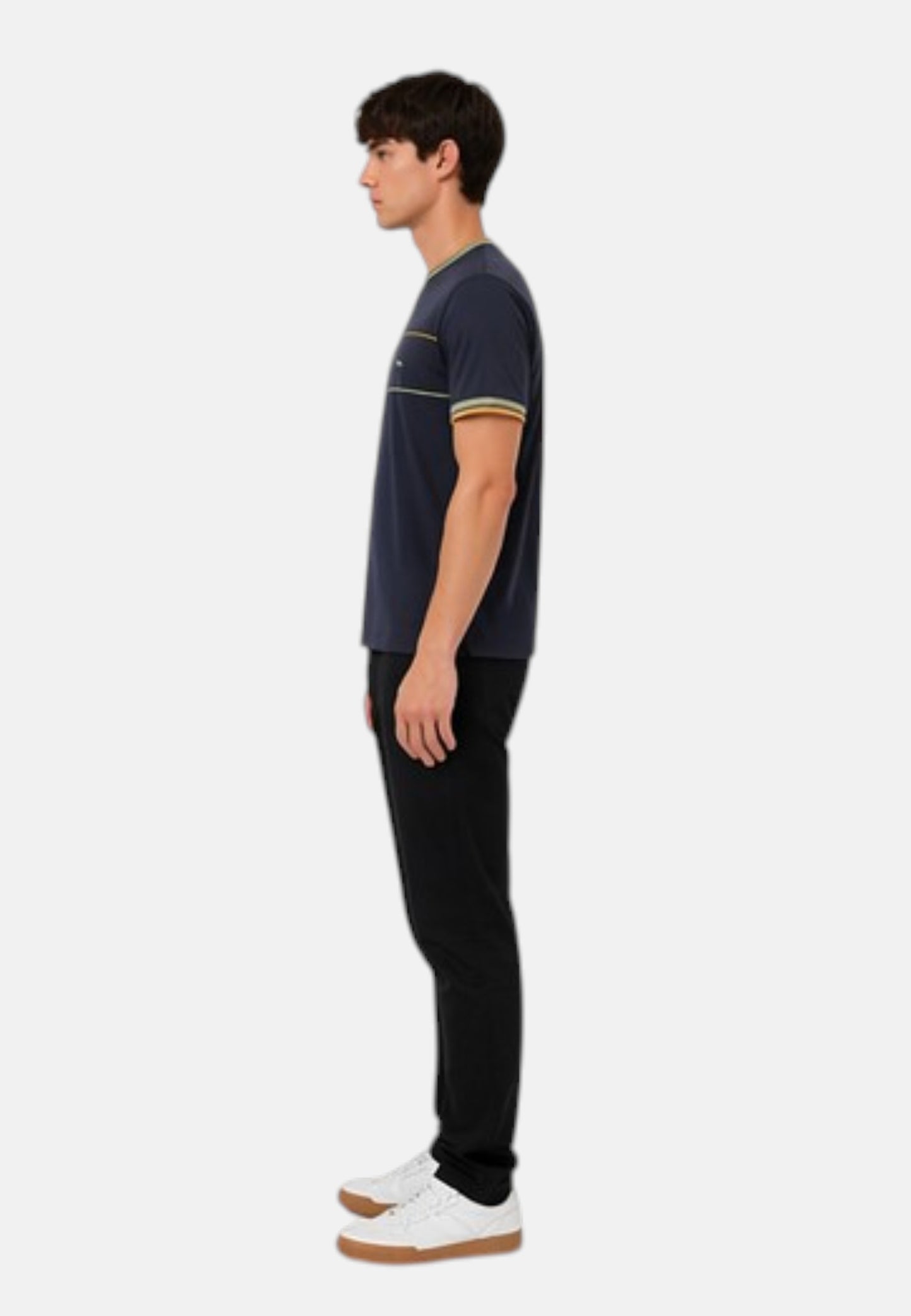 T-Shirt Manica Corta Uomo Harmont & Blaine Relaxed Con Piping  IXQ287021824