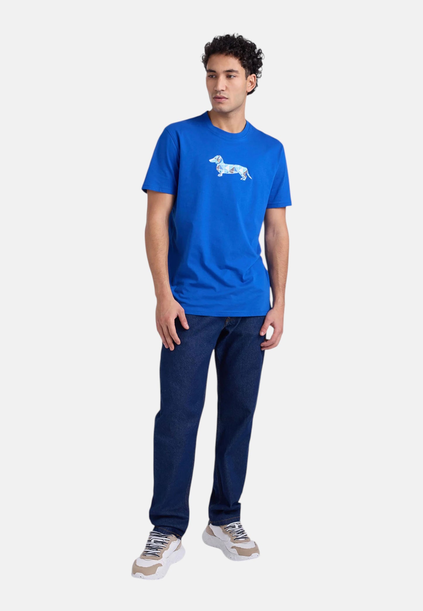 T-Shirt Manica Corta Uomo Harmont & Blaine Con Stampa Bassotto 3D  IRQ403021055S