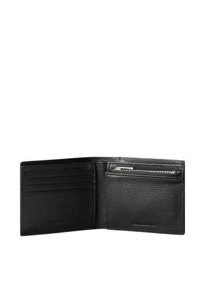 Portafoglio Con Portamonete Uomo Calvin klein Billfold Con Zip Ck Leather