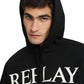 Felpa Con Cappuccio Uomo Replay Con Lettering  M3104 .000.23832