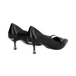 Decollete  Donna Liu Jo In Pelle Con Tacco Kitten E Cinturino Decorativo Deva 20 SF6011PX885