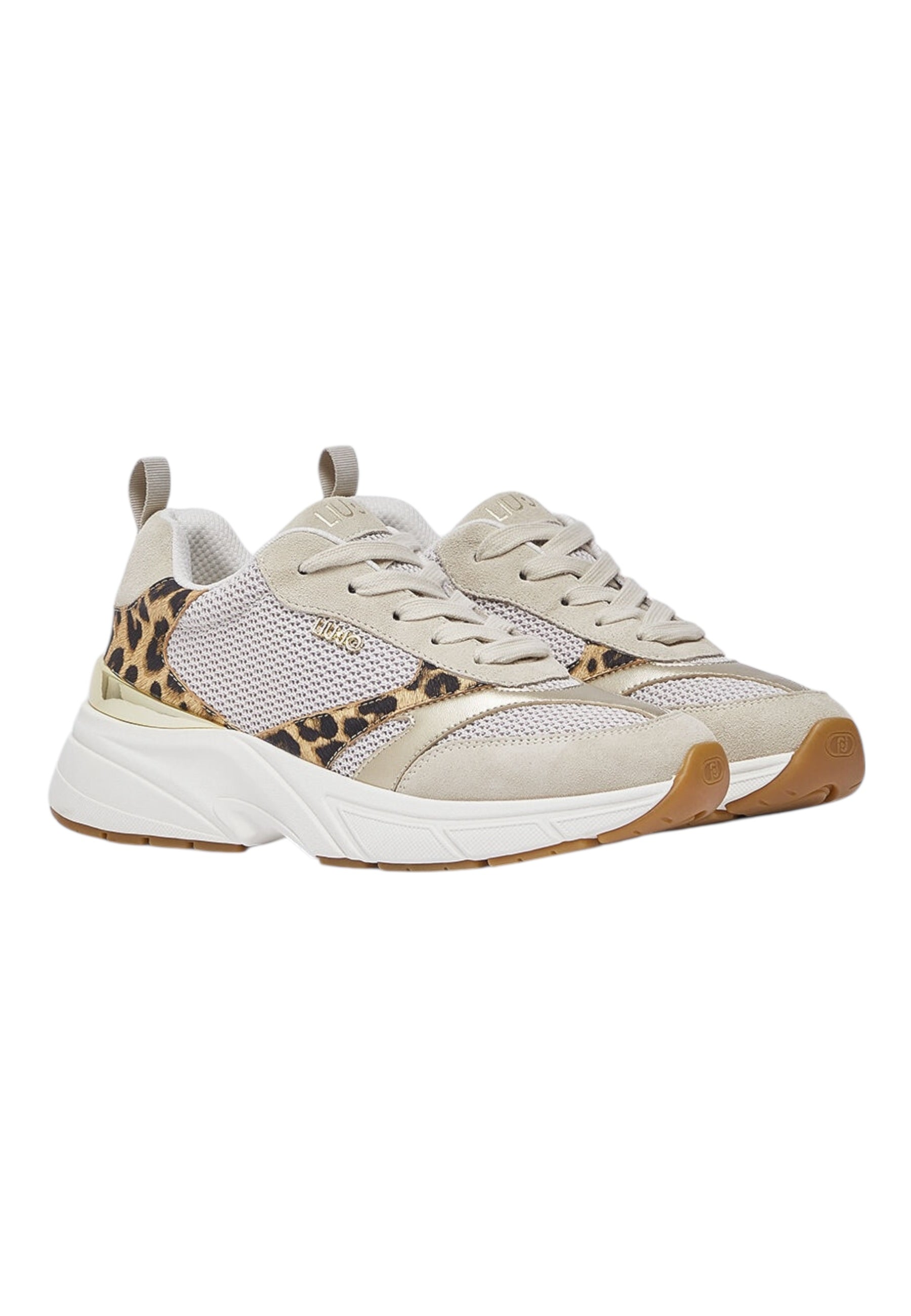 Sneakers Basse Donna Liu Jo In Stampato Leather/Mesh Lj01 09 BA6049PX884
