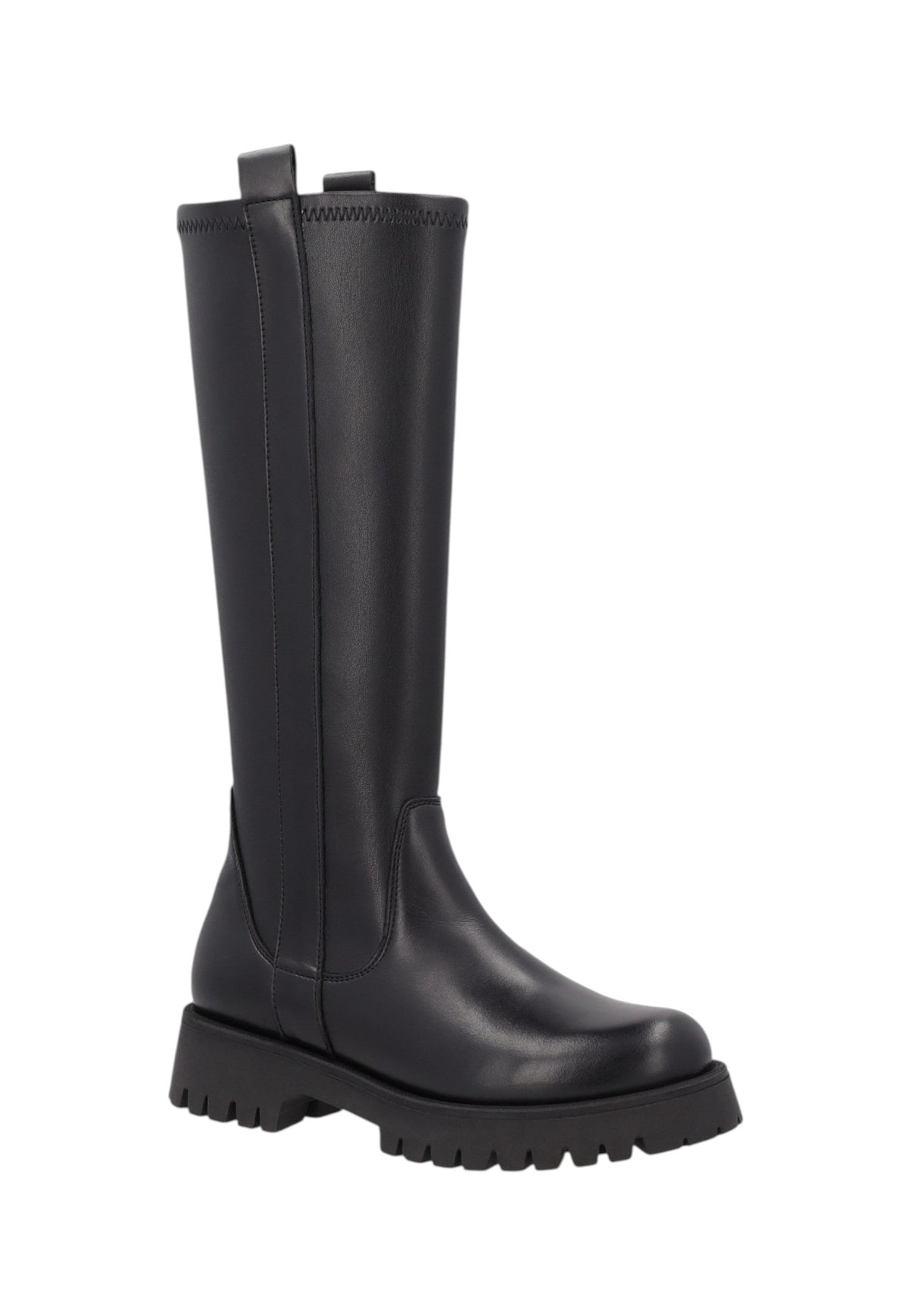 Stivali  Donna Frau Pelle, Gambale alto, Suola in gomma XL, Made in Italy Riotech A56N5