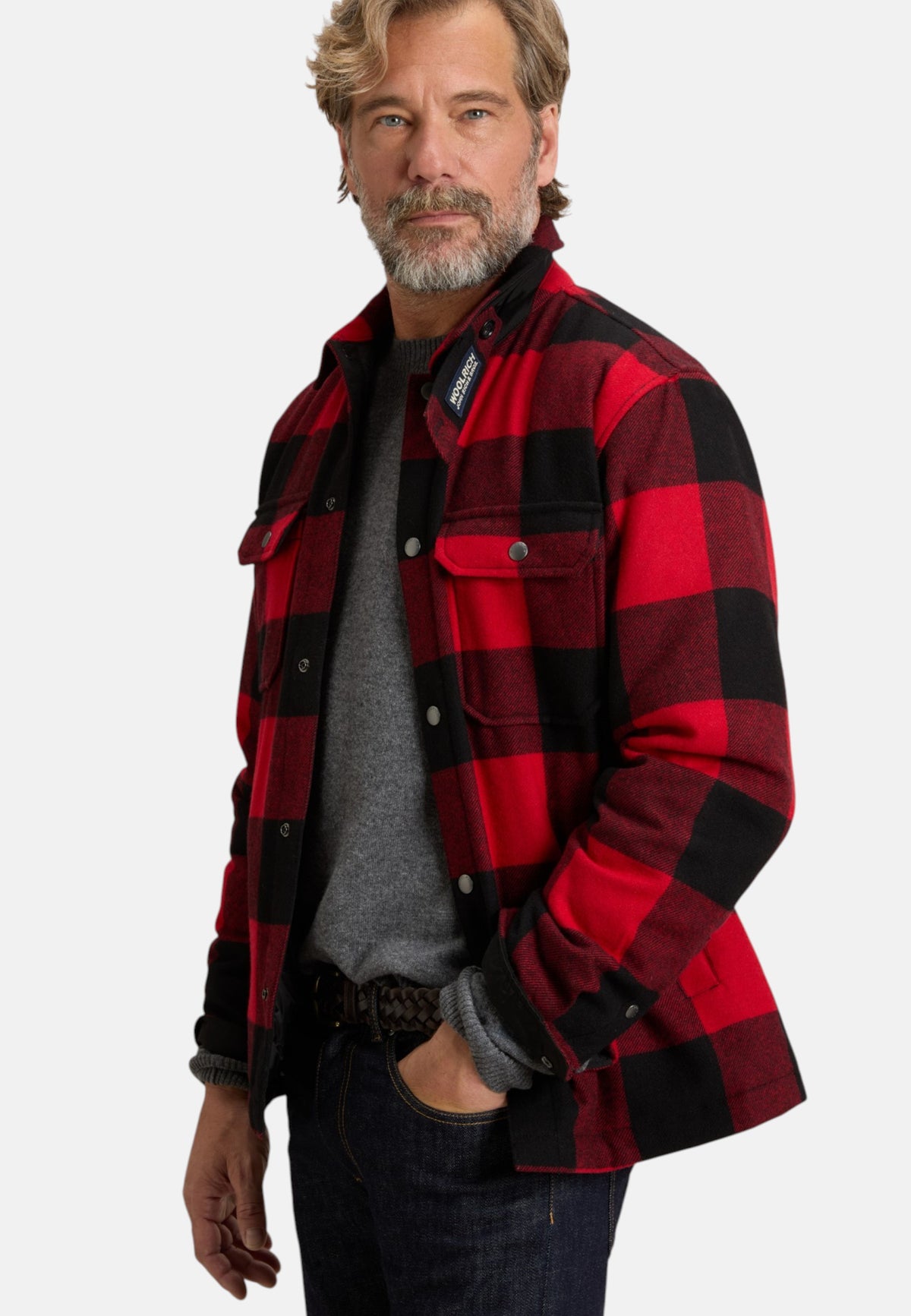 Giacca Invernale Uomo Woolrich  Wool Check Alaskan CFWOOS2018MBUT3046