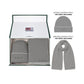 Set Regalo Unisex Mc2 Saint Barth Berretto E Sciarpa Coordinati, Confezione Regalo Kit Contrast Wool BOX0038