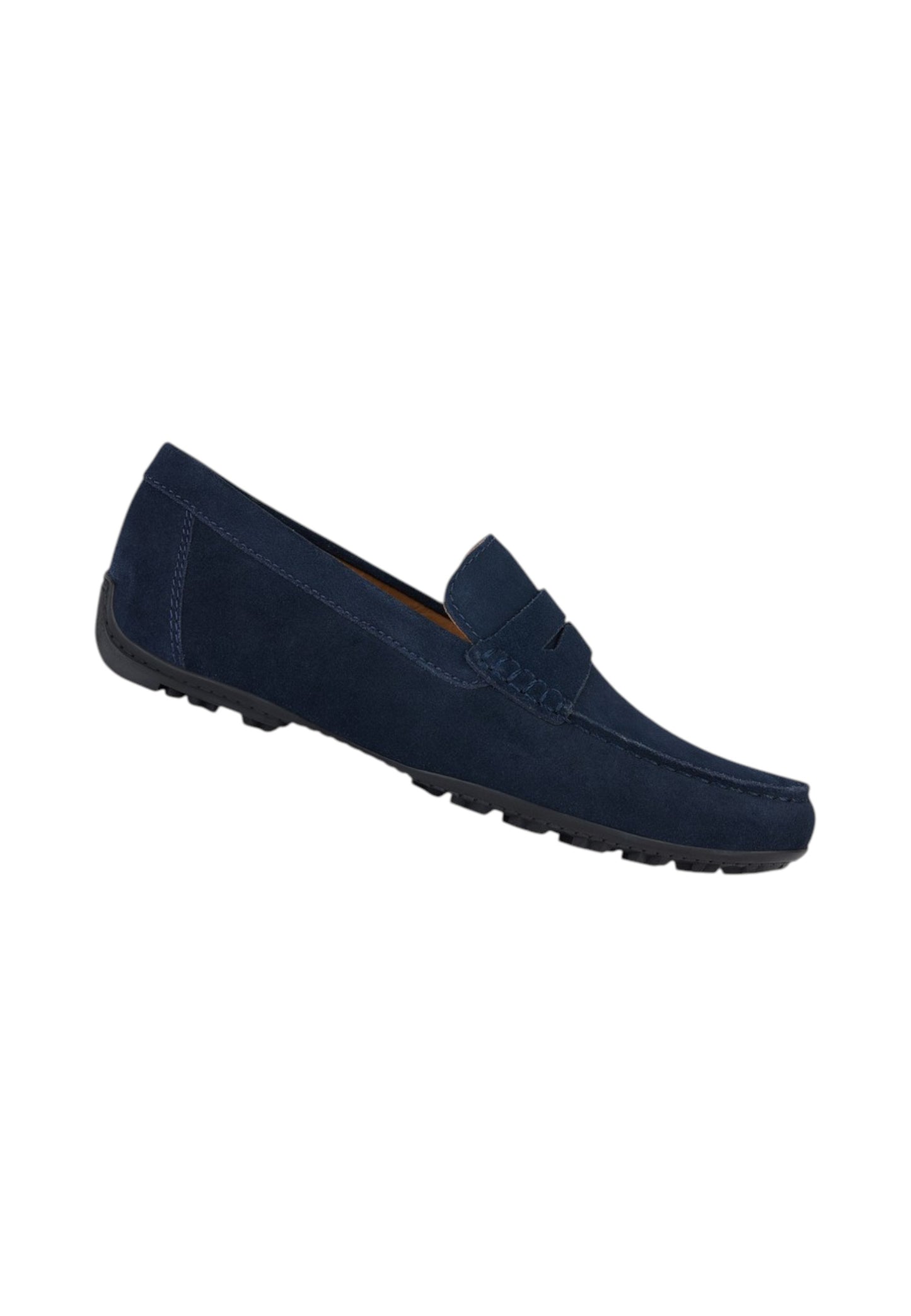 Mocassini  Uomo Geox In Pelle Scamosciata Kosmopolis + Grip U35CFB00020