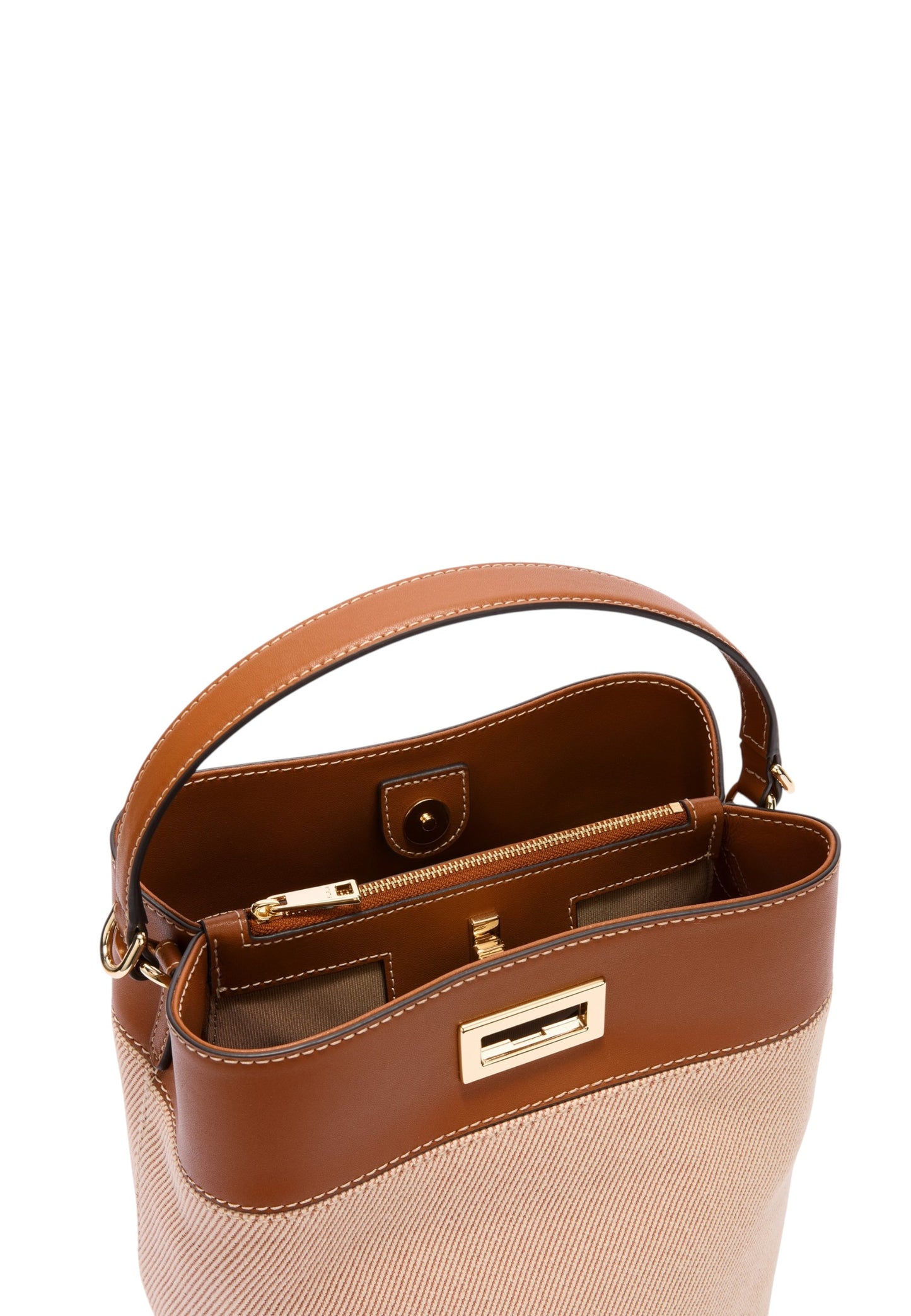 Borsa A Mano Donna Furla Secchiello Medium Tessuto Canvas Furla Amelia WB01953BX3542
