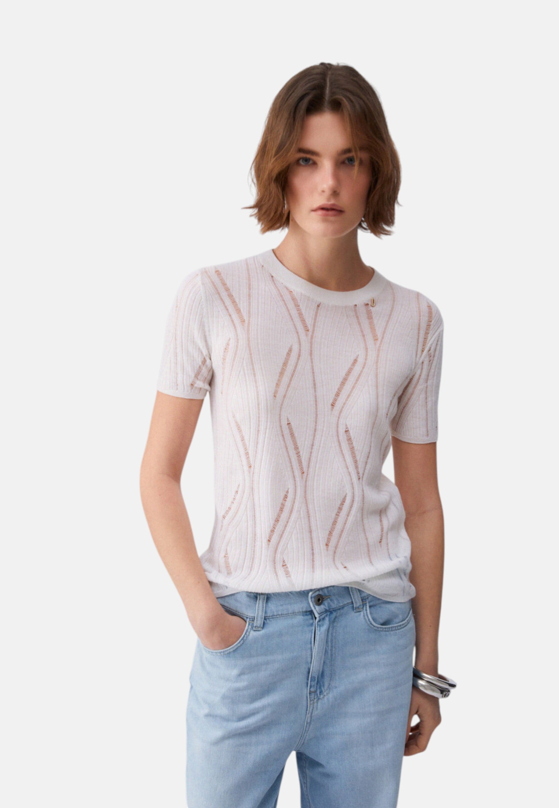 Top  Donna Liu Jo In Maglia  CA6196MA77Q