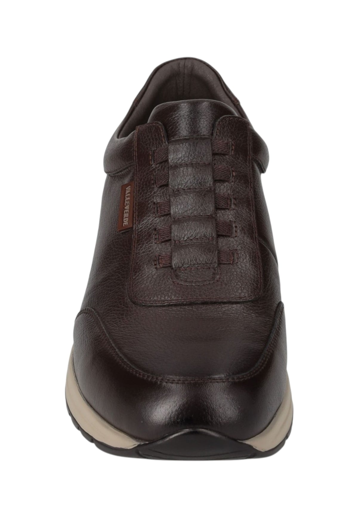 Sneakers Basse Uomo Valleverde chiusura con lacci, piccolo logo laterale, suola a contrasto  VY955W