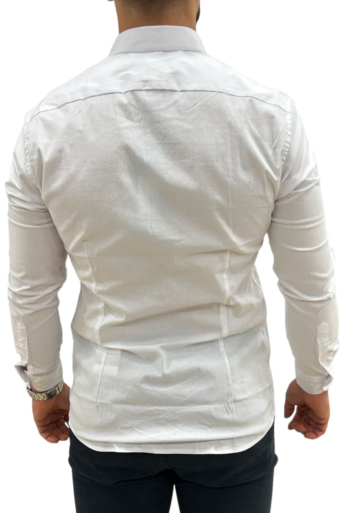 Camicia Manica lunga Uomo Gaudi Collo Francese Slim  321GU45003