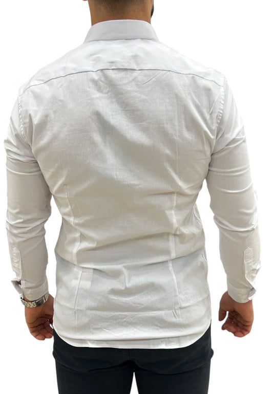Camicia Manica lunga Uomo Gaudi Collo Francese Slim  321GU45003