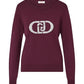 Maglione A Girocollo Donna Liu Jo Con Logo Gioiello LJ In Strass  TF6261MS63L