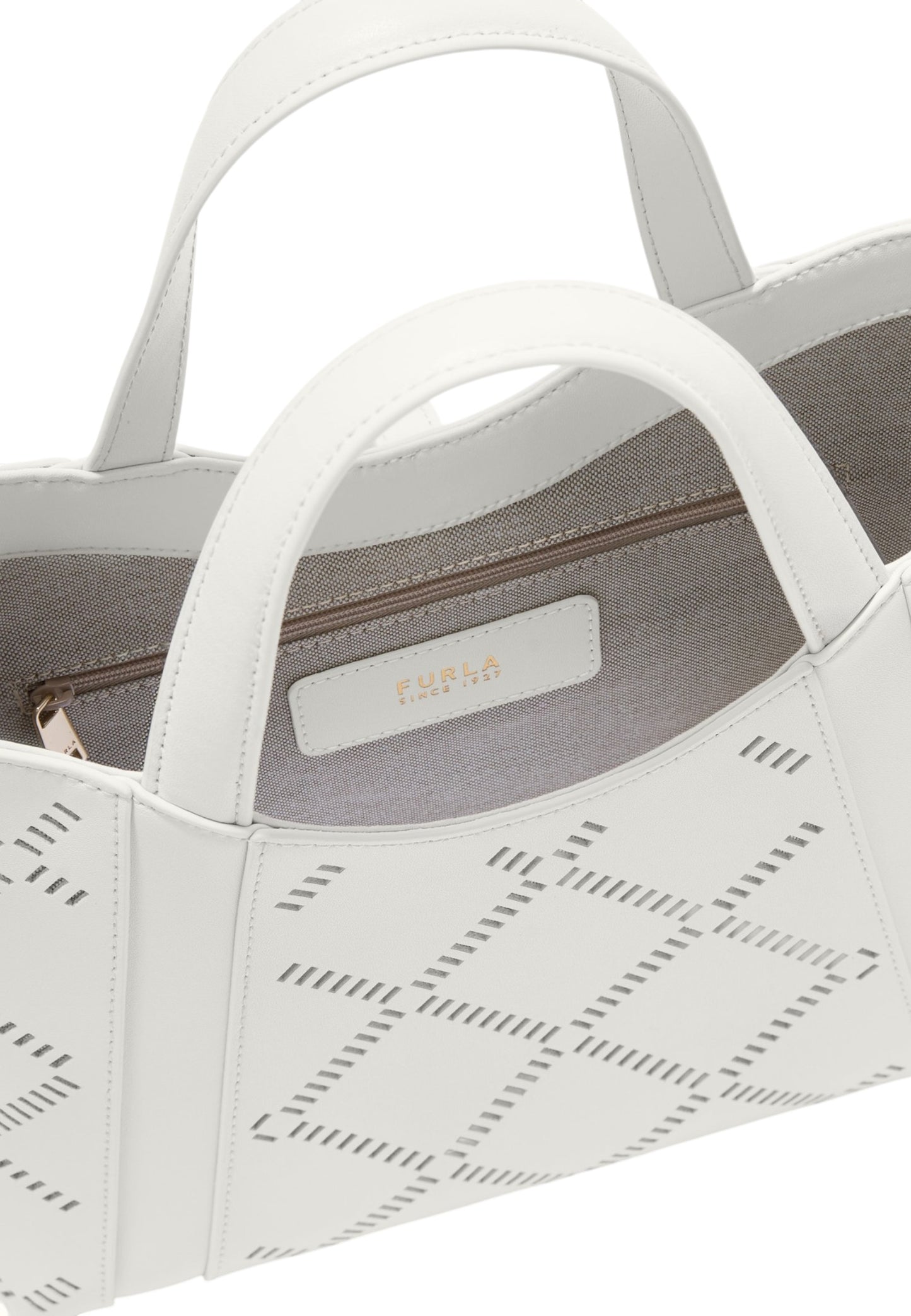 Borsa A Mano Donna Furla Tote Small Traforato Furla Goccia WB01789BX3947