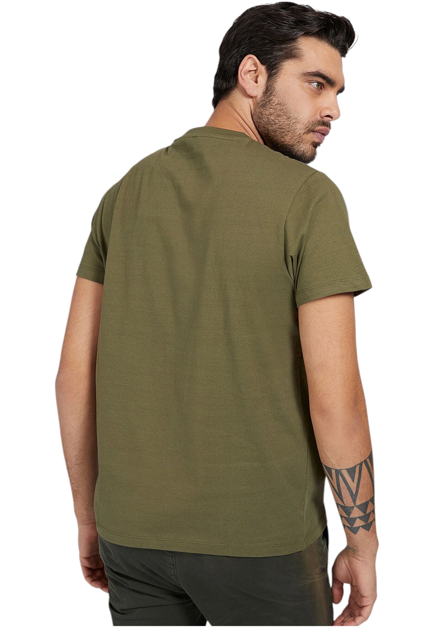 T-Shirt Manica Corta Uomo Guess  Brushed Triangle M1GI89K8FQ1