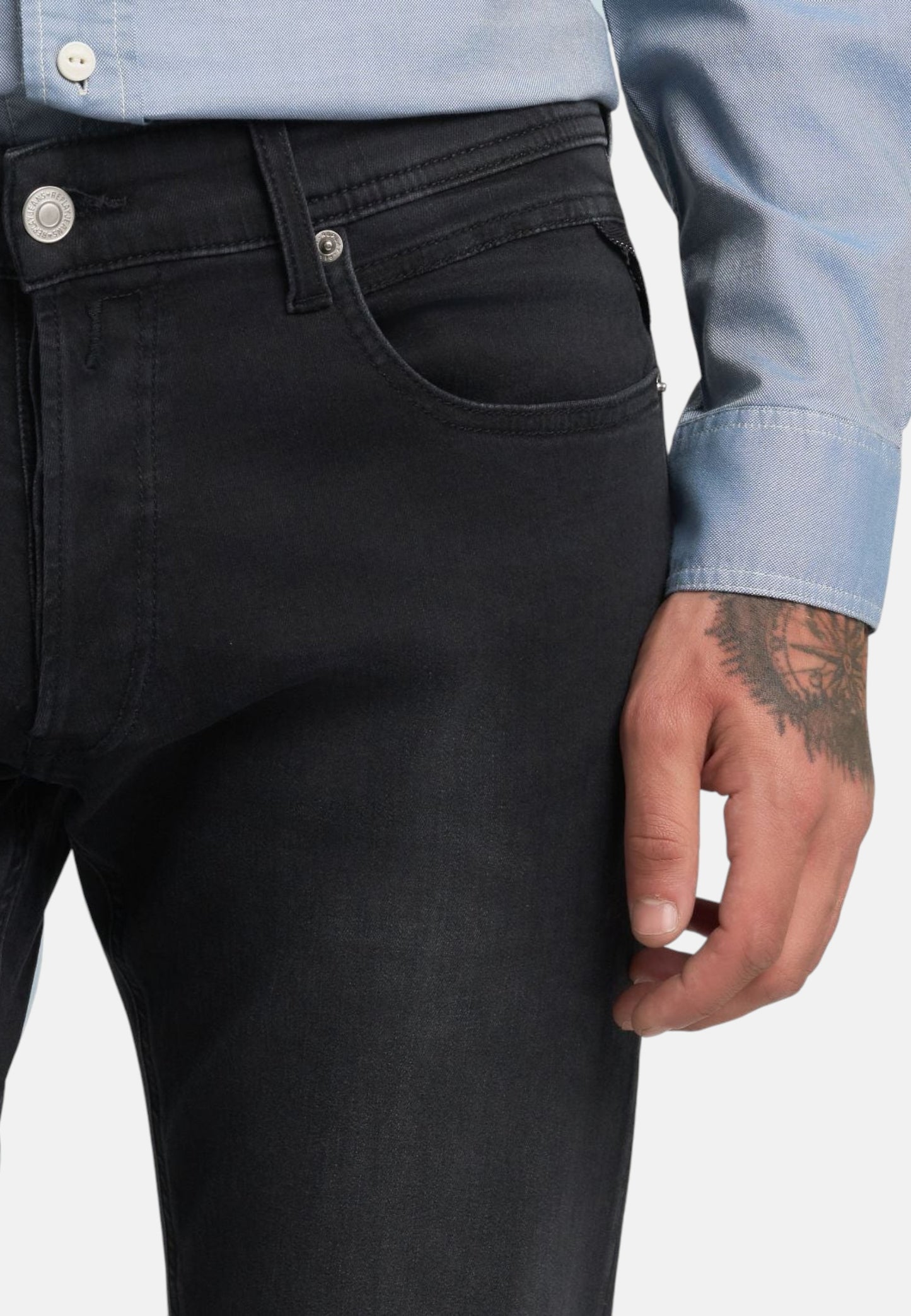 Jeans Straight Fit Uomo Replay  Grover MA972 .000.103 C36
