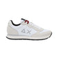 Sneakers Basse Uomo Sun68 Stile Running, Logo Ricamato, Nylon E Suede Tom Solid Z46101