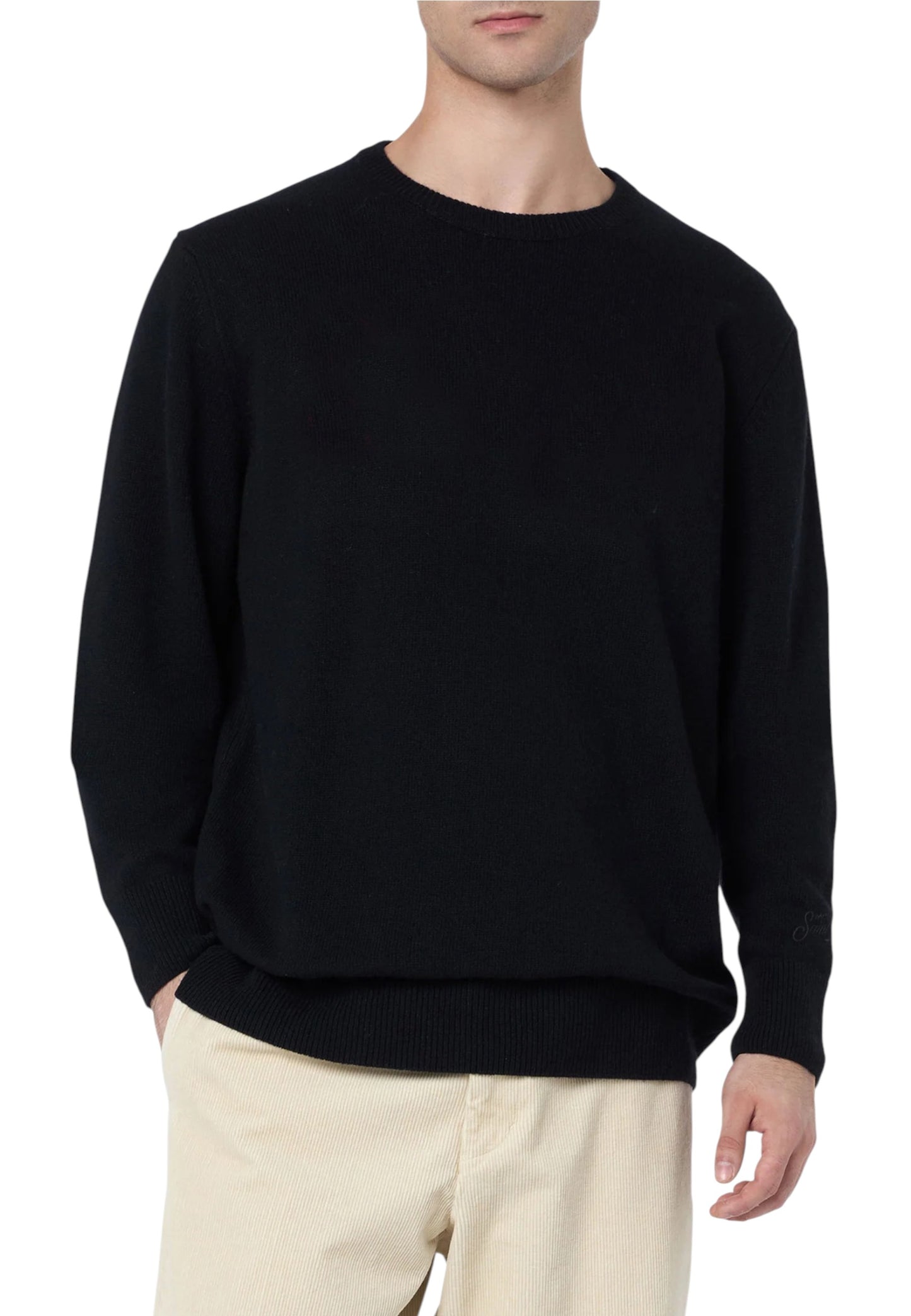 Maglione A Girocollo Uomo Mc2 Saint Barth  Regent Merinocash REGE008
