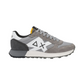 Sneakers Basse Uomo Sun68 Stile Running, Nylon E Suede, Maxi Logo Ricamato, Dettagli A Contrasto Jaki 2.0 Solid Z46121