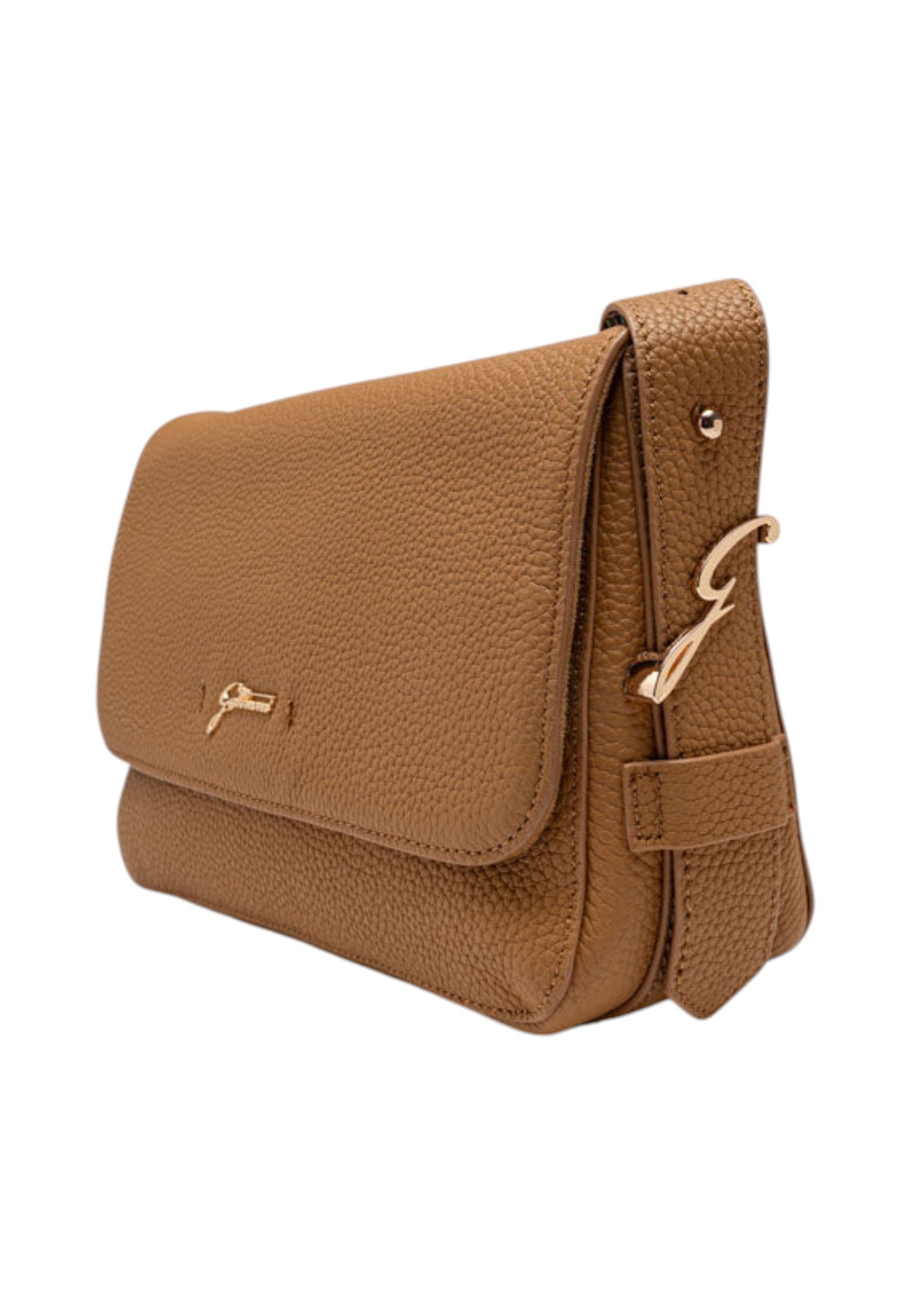 Borsa A Tracolla Donna Gattinoni Linea Hellen, Pelle con finiture in similpelle, Chiusura con patta Hellen BIGH48272WHN