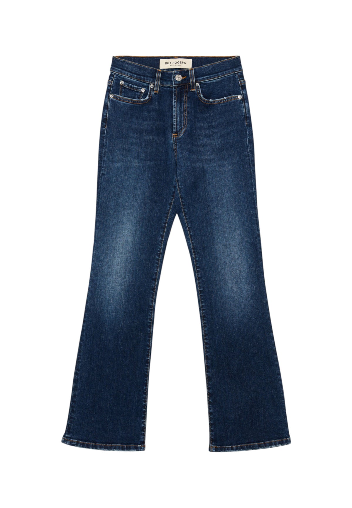 Jeans Bootcut Fit Donna Roy Roger's Denim di cotone elasticizzato, lavaggio Doja Zandra Hem RND104CT343274