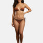 Bikini 2 Pezzi Donna Mc2 Saint Barth Triangle Leah + Slip Virgo, Finiture Overlock Lurex Degrade Gold Levyne Overlock LVY0002