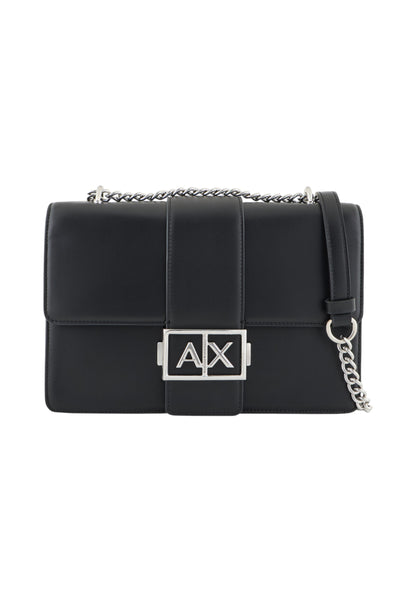 Borsa A Tracolla Donna Armani Exchange Grande Con Logo In Metallo  XW000070AF12039