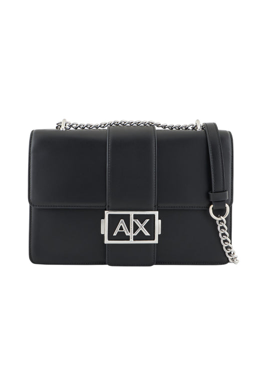 Borsa A Tracolla Donna Armani Exchange Grande Con Logo In Metallo  XW000070AF12039