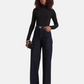 Jeans Wide Leg Donna Liu Jo Bottom Up A Vita Alta Good Flare UF6088D0264