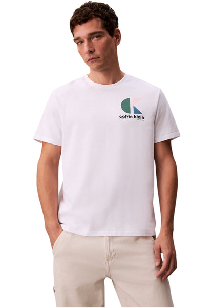 T-Shirt Manica Corta Uomo Calvin klein Jeans  20S Ck Bauhaus Lo LV04RC827G