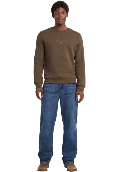 Felpa A Girocollo Uomo Guess  Gj Slim Script M5BQ35K9V31