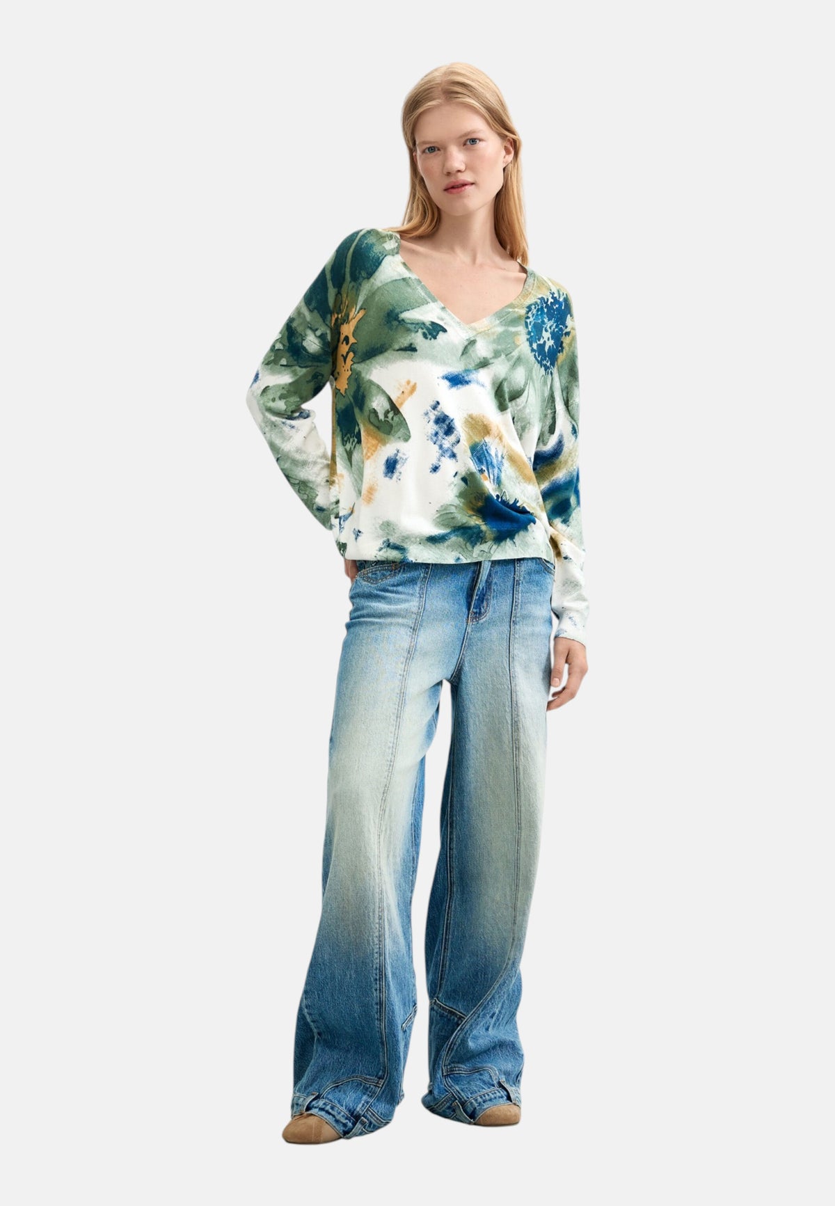 Maglione  Donna Desigual  Jers Coldbotanic 26WWJF38