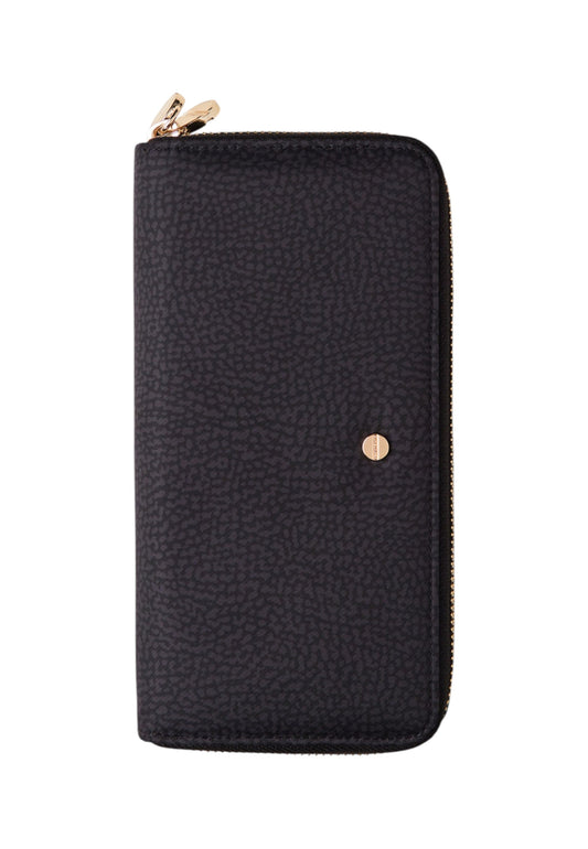 Portafoglio Con Zip Donna Borbonese Doppia Large Classica 930160I15