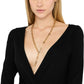 Vestito Midi Donna Liu Jo Drappeggiato Con Dettaglio Gioiello Con Perla  CF5365J4958