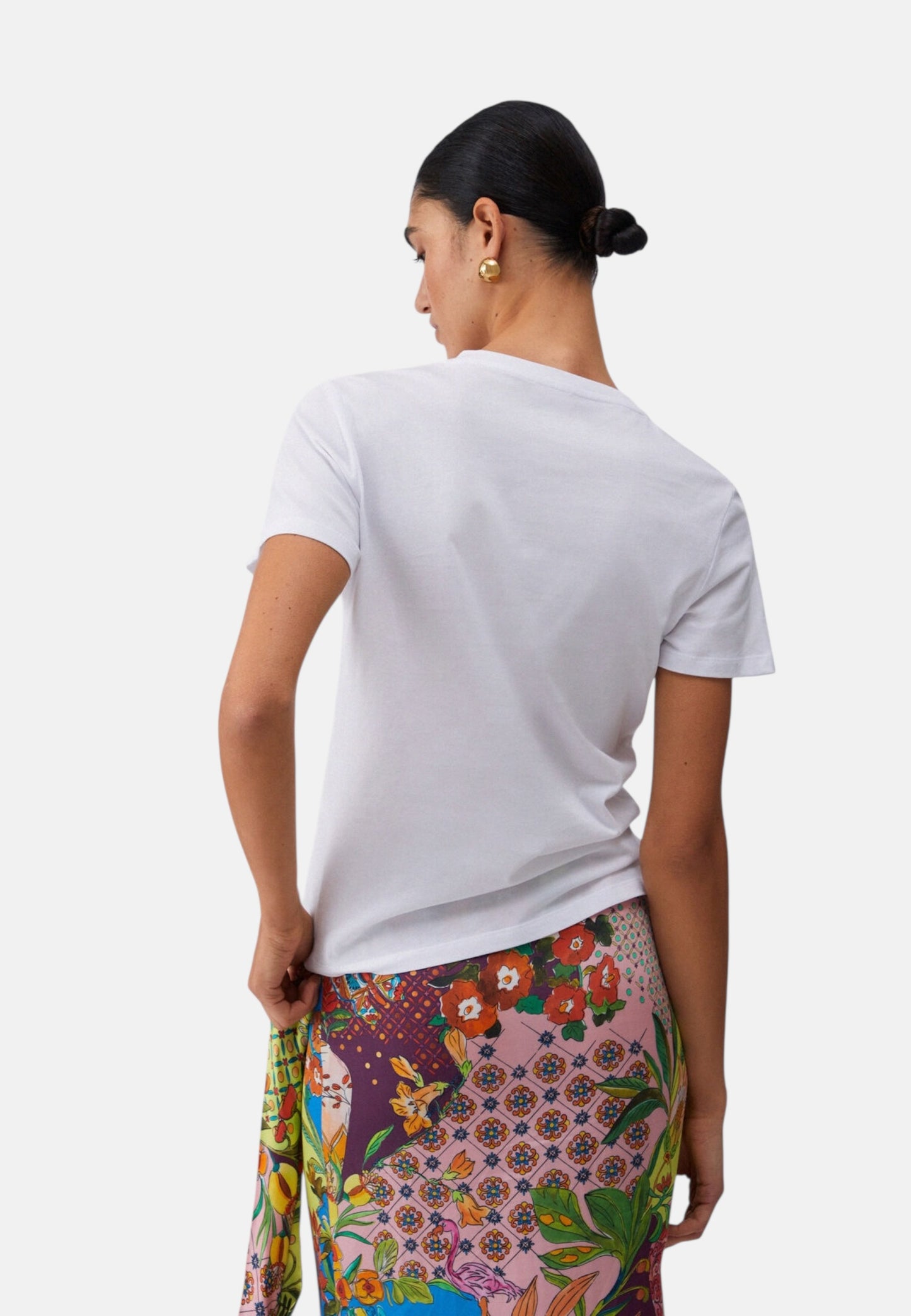T-Shirt Manica Corta Donna Liu Jo Parrots Lj Eco Line WA6237JS923