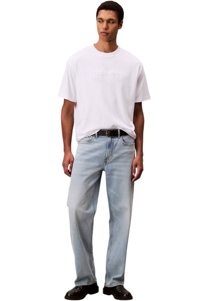 T-Shirt Manica Corta Uomo Calvin klein  Rel Fashion Logo LV04LC206G