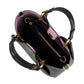 Borsa A Mano Donna Braccialini A Bauletto, Doppio con tracolla removibile e regolabile, Chiusura con clip, Con pochette interna removibile, Finitura lucida effetto spiegazzato, Dimensioni: 25 x 10.5 x 18 Cm Amy B19190YY