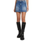 Gonna Corta Donna Chiara Ferragni In Denim  71CBE802