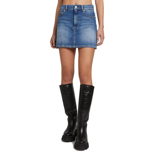 Gonna Corta Donna Chiara Ferragni In Denim  71CBE802