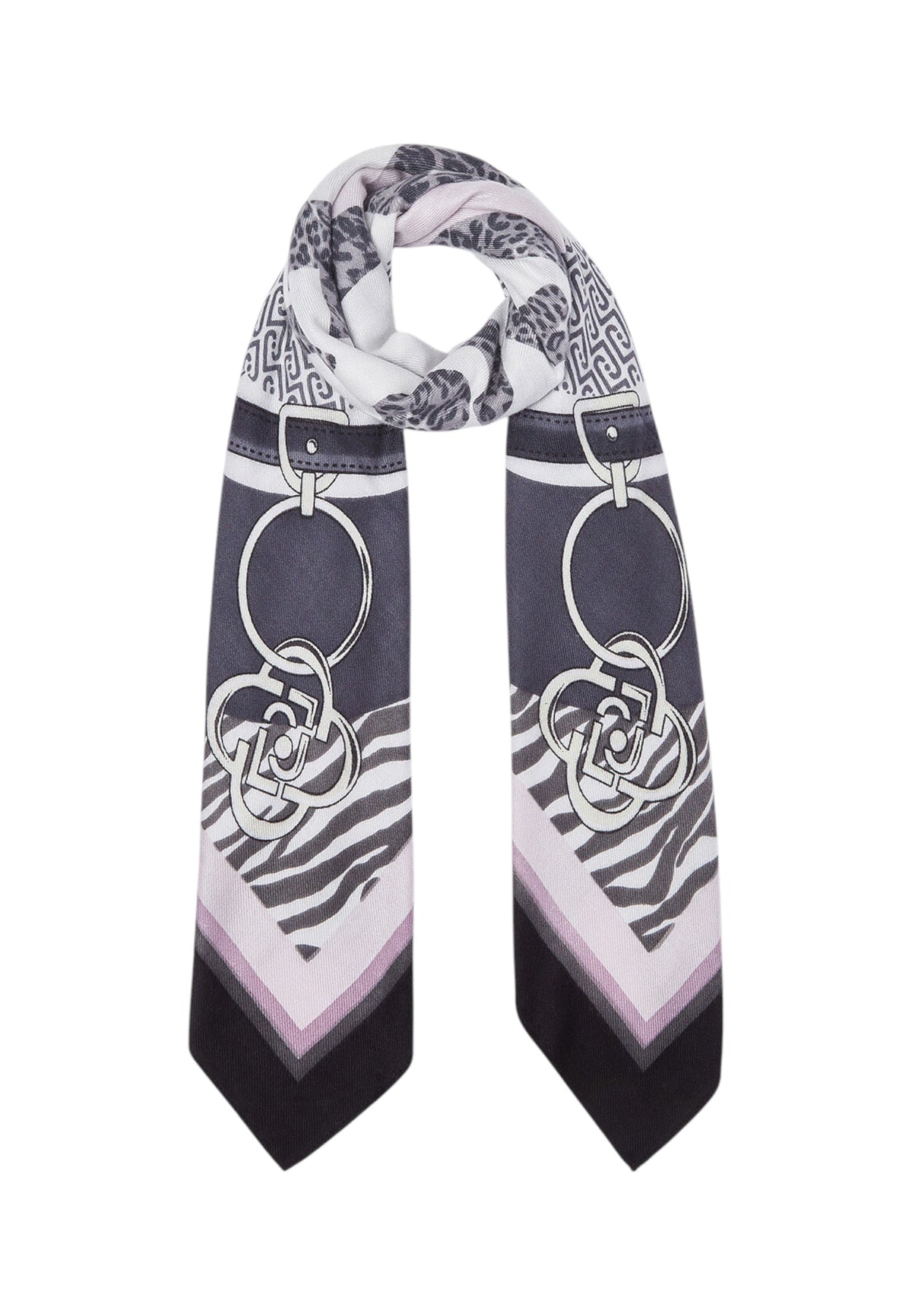 Foulard  Donna Liu Jo Metal Mix Animalier 120x120  2F6070T2738