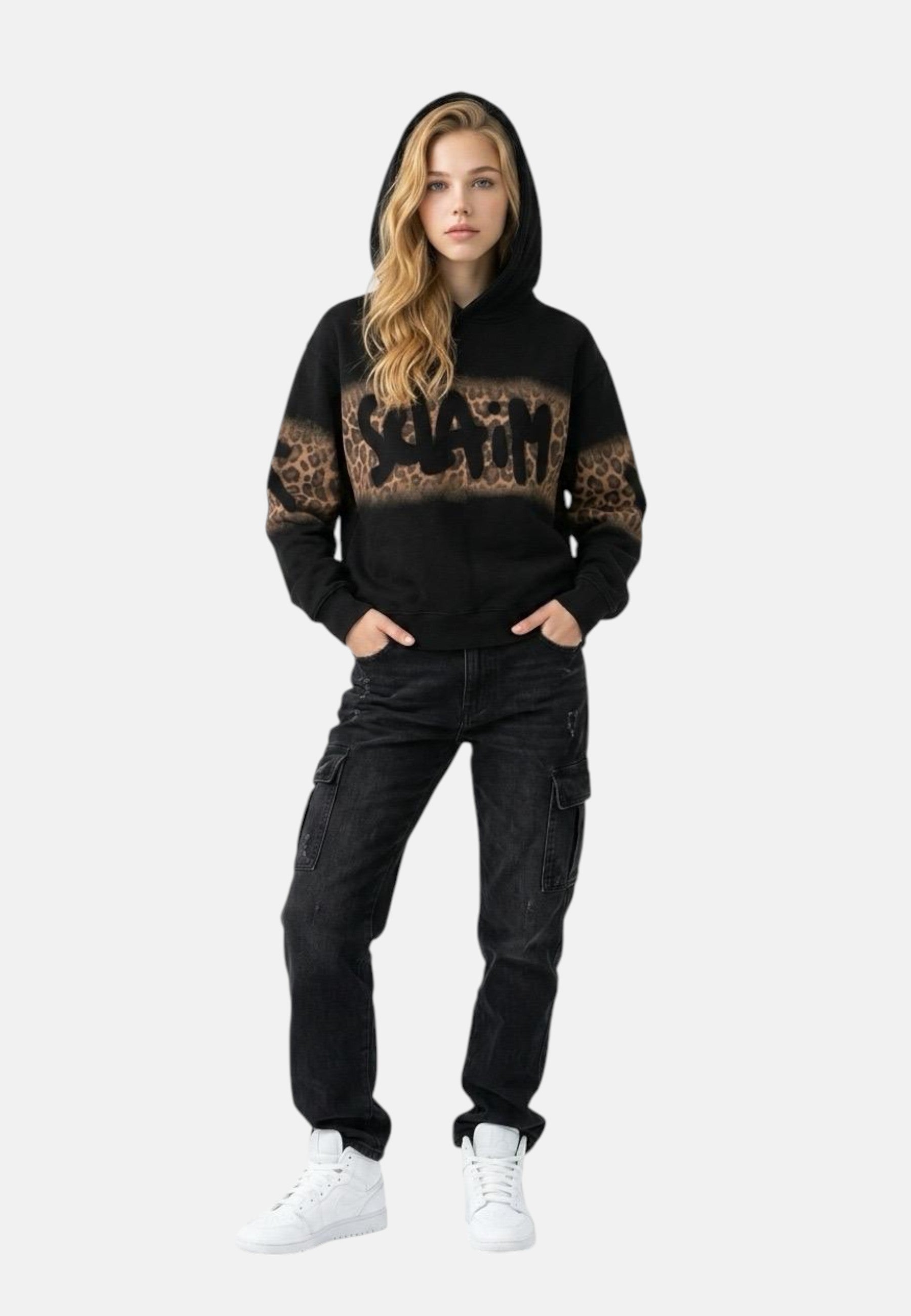 Felpa Con Cappuccio Donna Disclaimer   26EDS55567