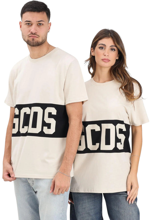 T-Shirt Manica Corta Uomo Gcds Band Logo Regular  B1XM2314JA3