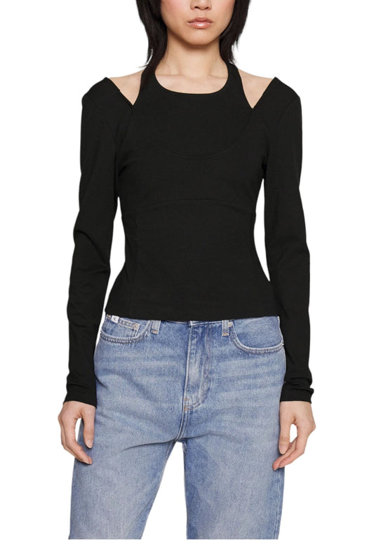 T-Shirt Manica lunga Donna Calvin klein Jeans   J20J221416
