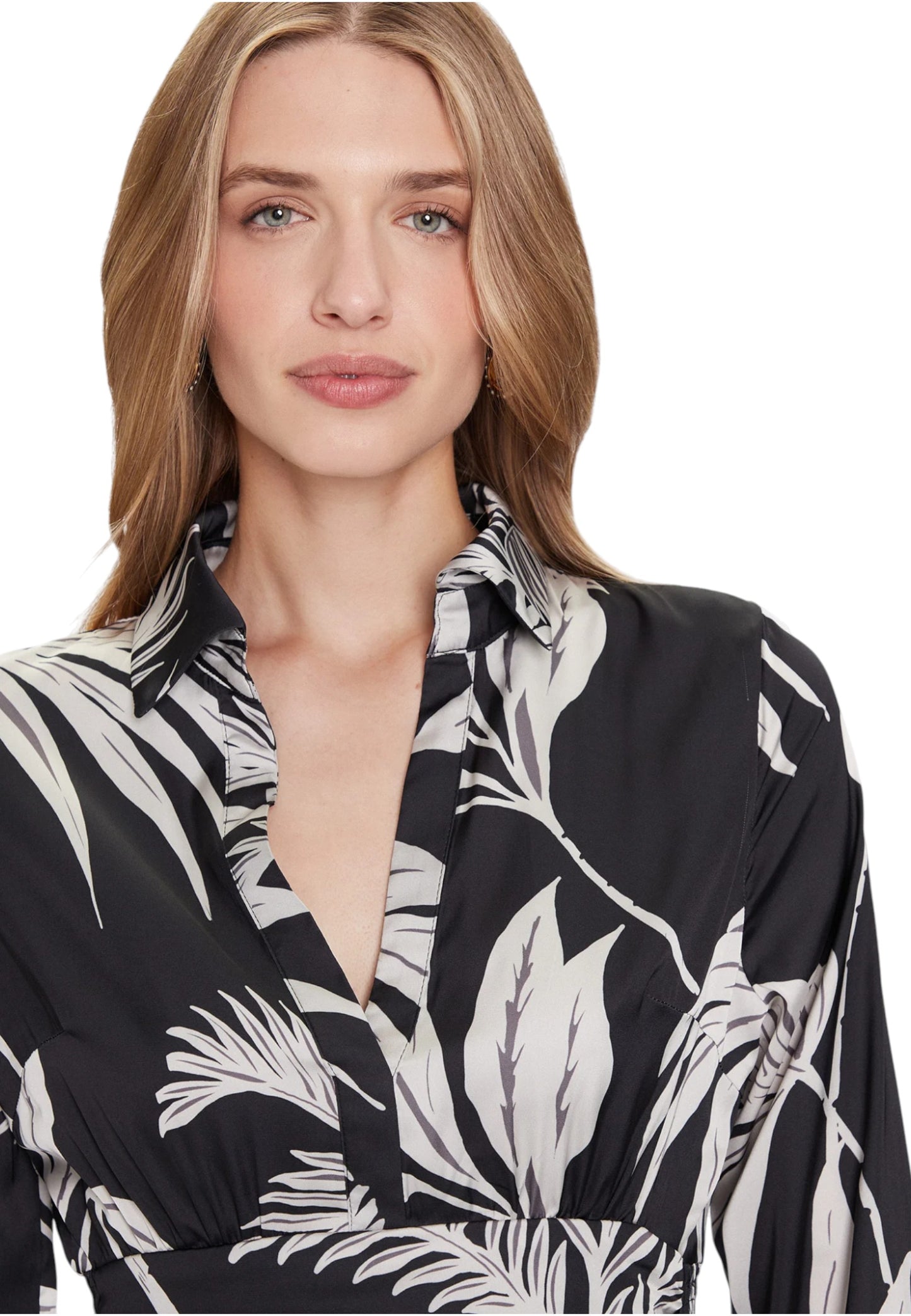 Vestito Corto Donna Guess Flare Concetta W5YK00WF1T2