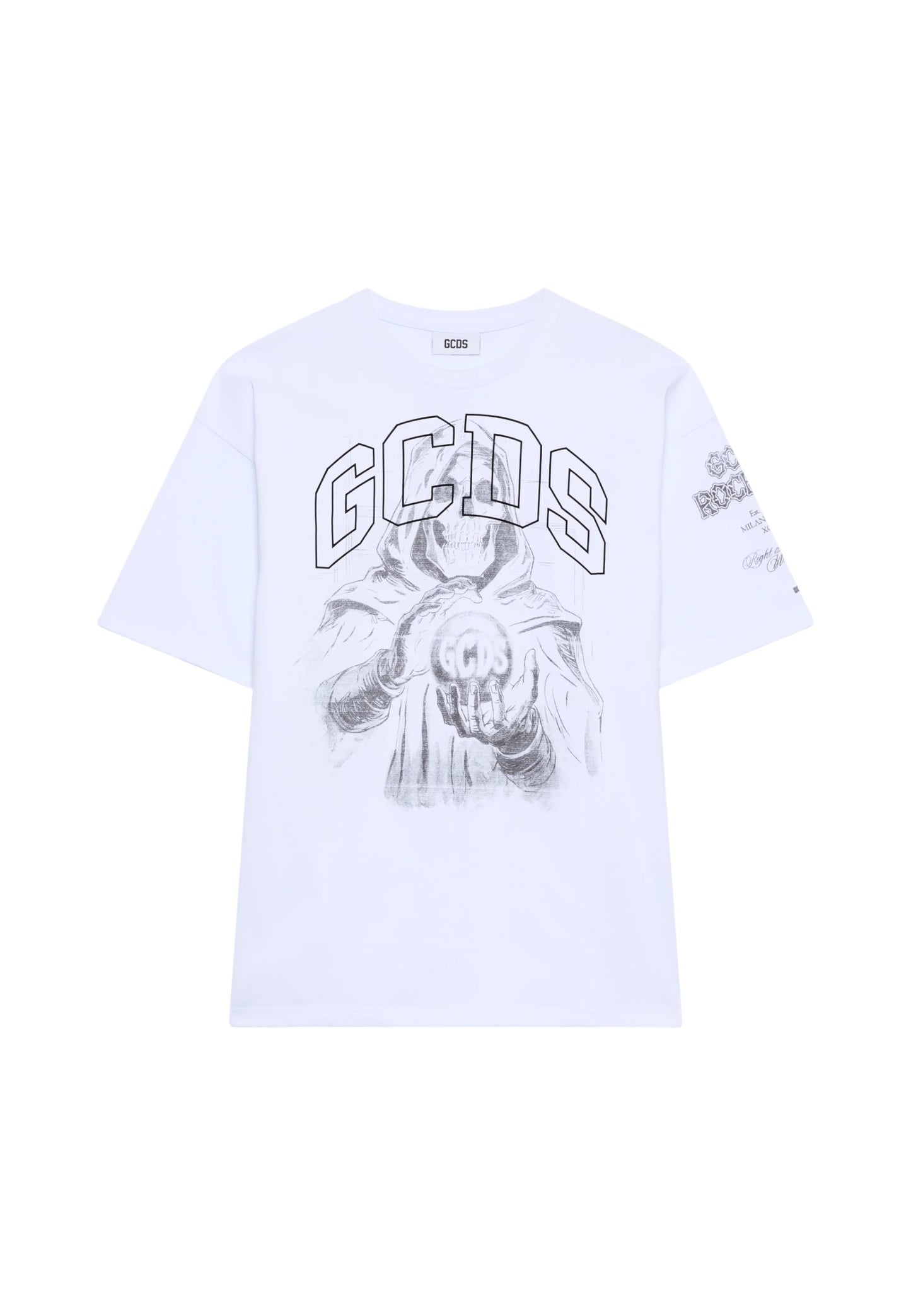 T-Shirt Manica Corta Uomo Gcds  Gothic Printed B2CM2317JF1
