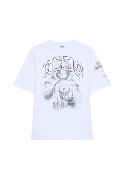 T-Shirt Manica Corta Uomo Gcds  Gothic Printed B2CM2317JF1