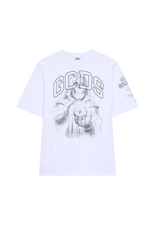 T-Shirt Manica Corta Uomo Gcds  Gothic Printed B2CM2317JF1