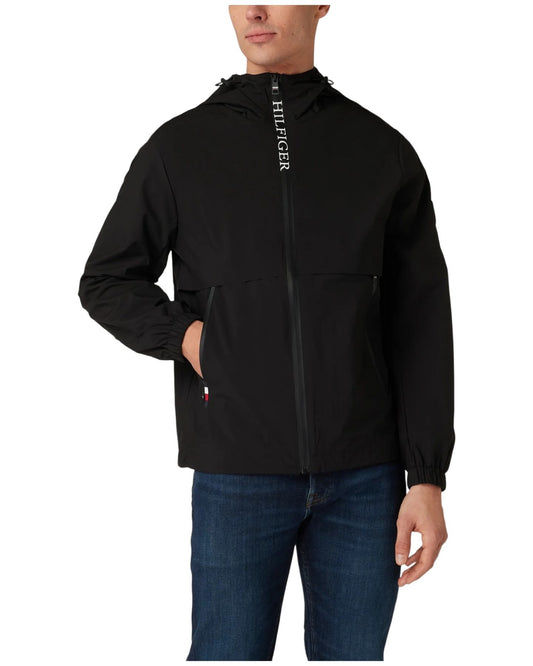 Giacca Leggera Uomo Tommy Hilfiger Con Cappuccio Th Protect Sail MW0MW29954