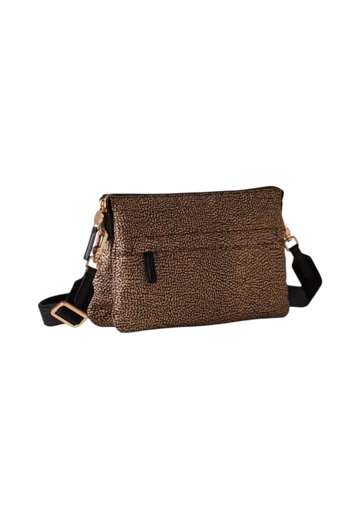 Borsa A Tracolla Donna Borbonese Formato small, Tessuto riciclato, Stampa OP B-Club 91010342X95
