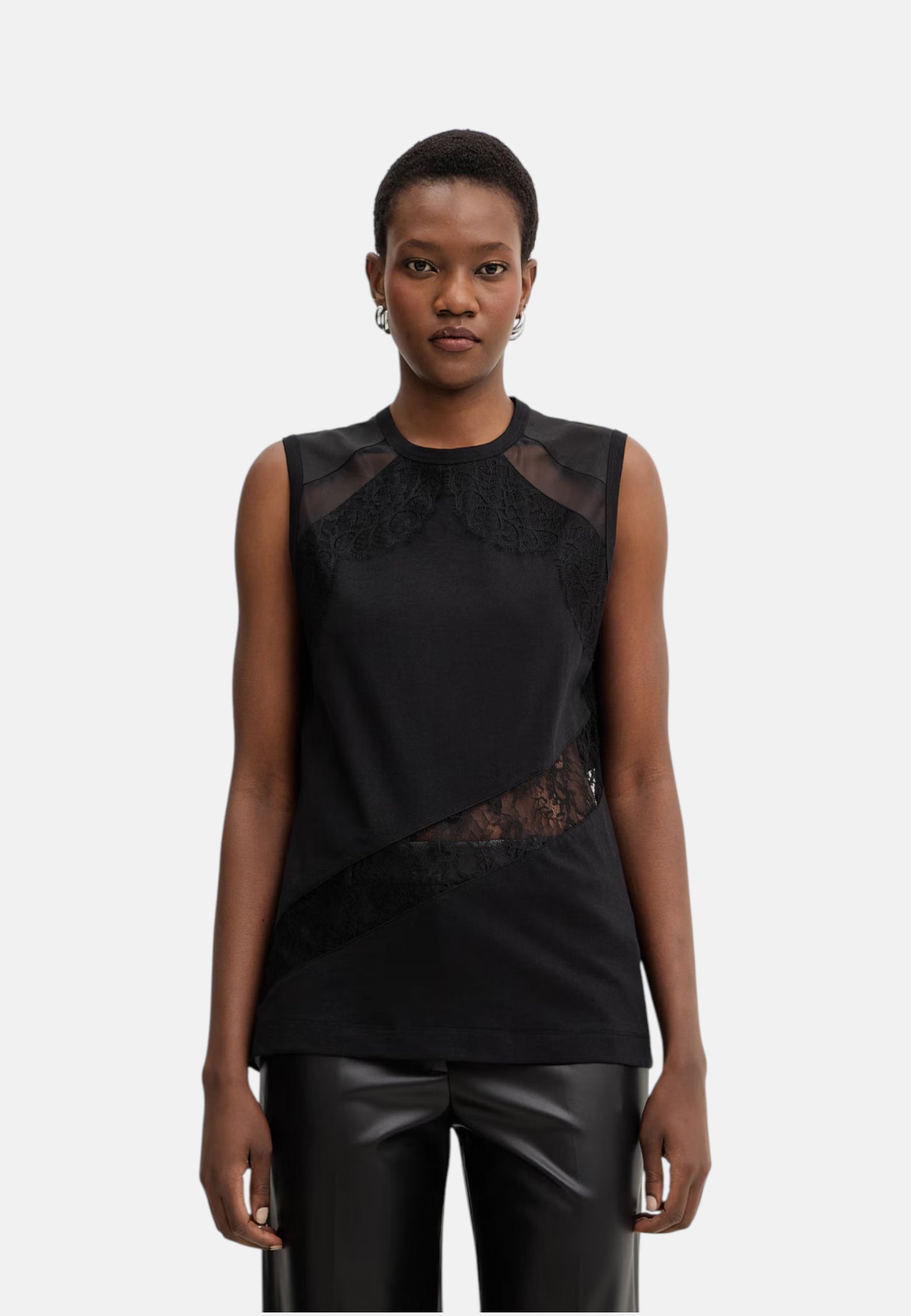 Top  Donna Pinko Con dettagli In Pizzo Molly 106291A335